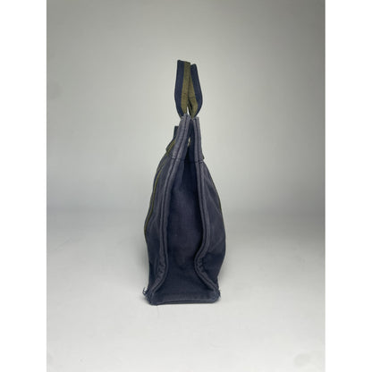 Hermès Navy Cotton Handbag image 3