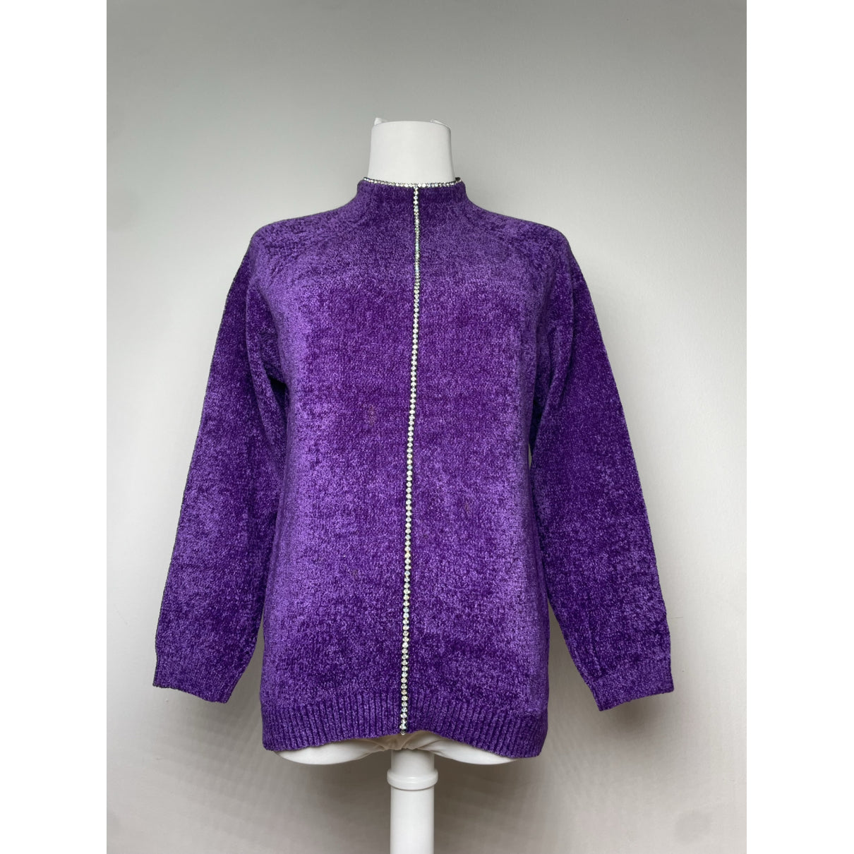 Dior J'Adior Purple Cotton Knitwear image 2