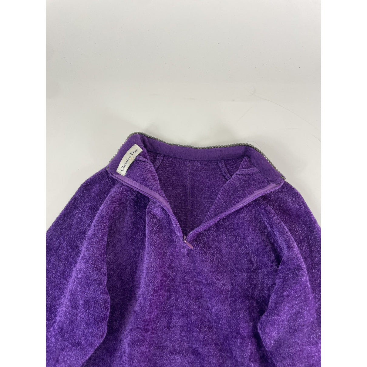 Dior J'Adior Purple Cotton Knitwear image 4