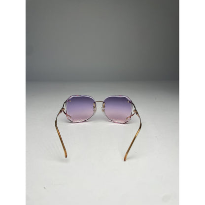Yves Saint Laurent Purple Metal Sunglasses image 2