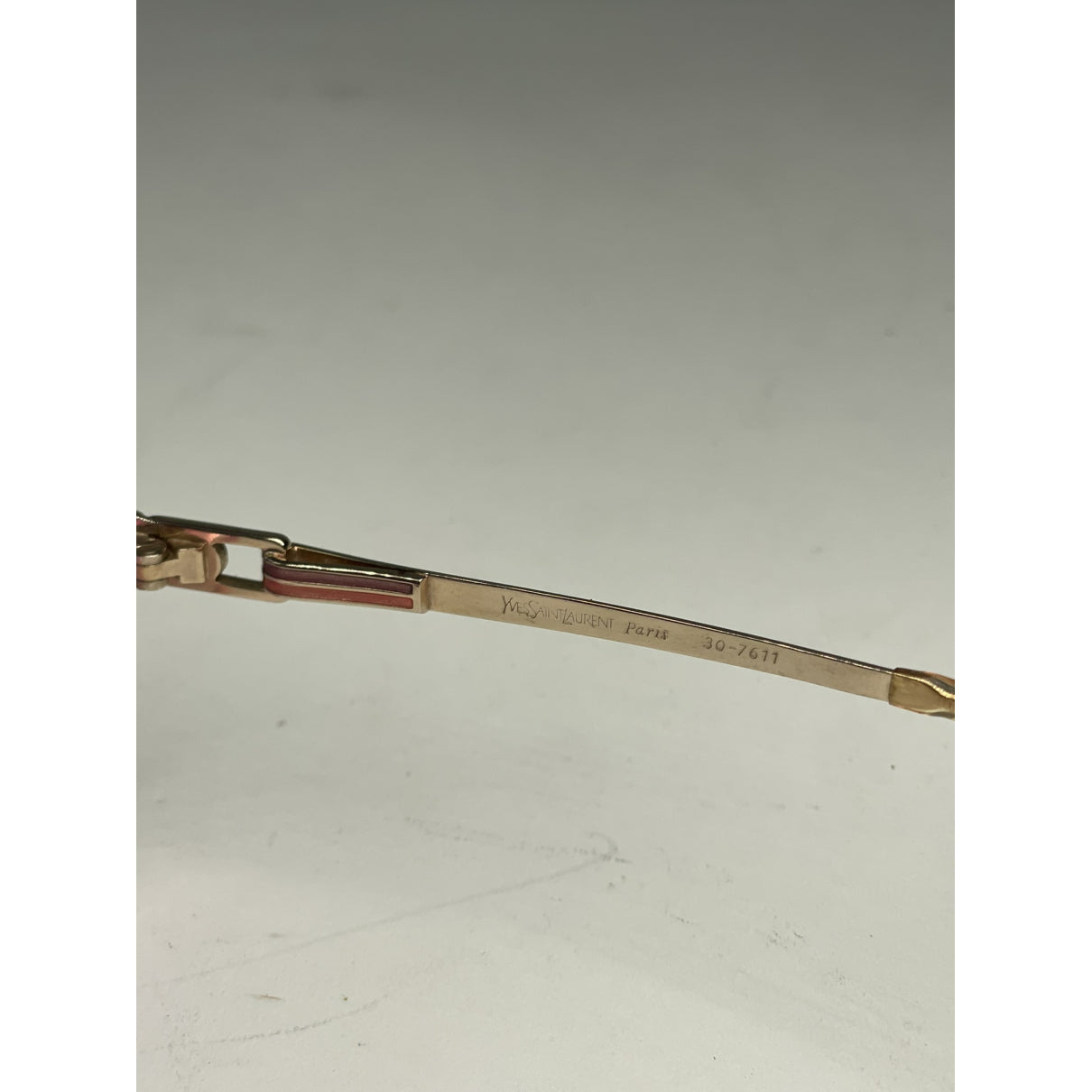 Yves Saint Laurent Purple Metal Sunglasses image 3