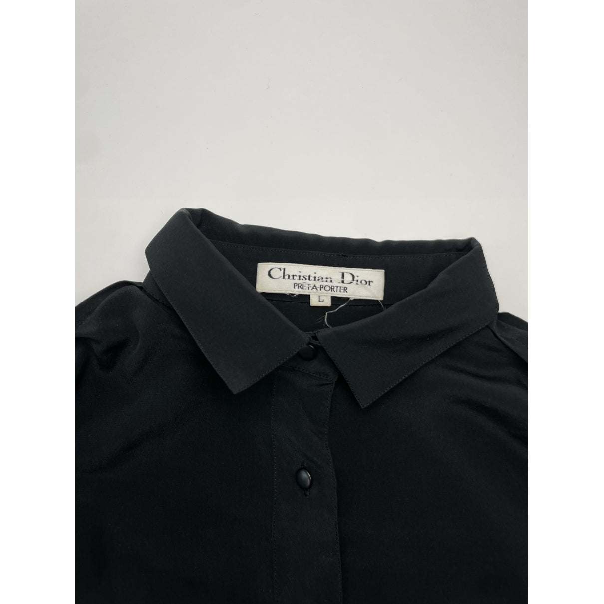 Dior J'adore Dior Black Silk Top image 3