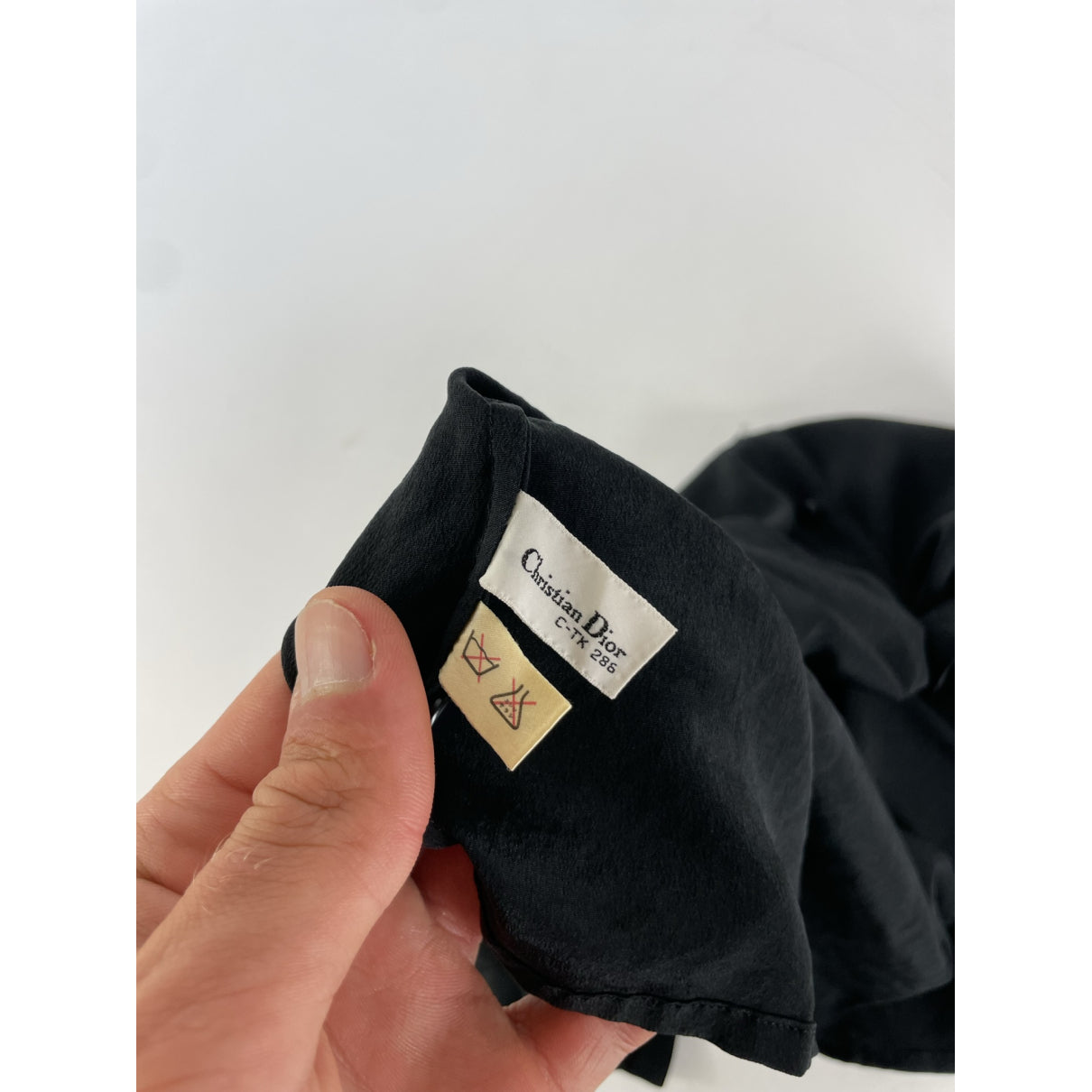 Dior J'adore Dior Black Silk Top image 5