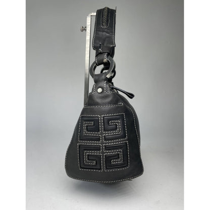 Givenchy Moon Cut Out Black Leather Handbag image 3