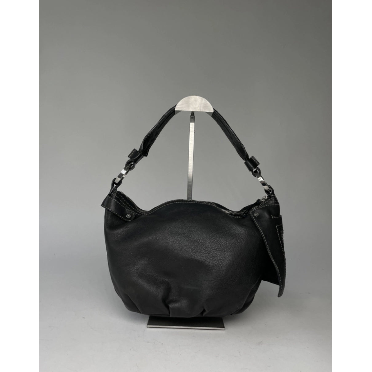 Givenchy Moon Cut Out Black Leather Handbag image 4
