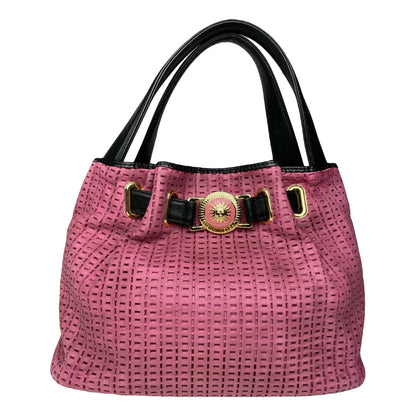 Gianni Versace Pink Leather Handbag image 1