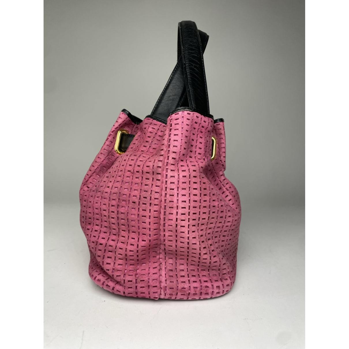 Gianni Versace Pink Leather Handbag image 3