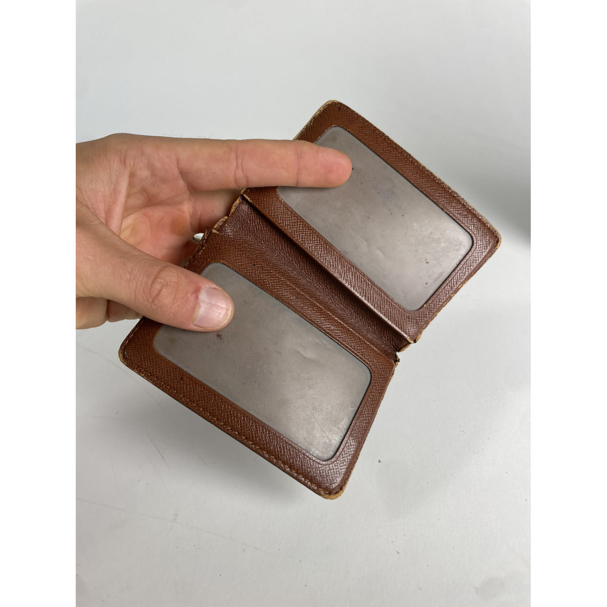 Louis Vuitton Brown Leather Purse image 4