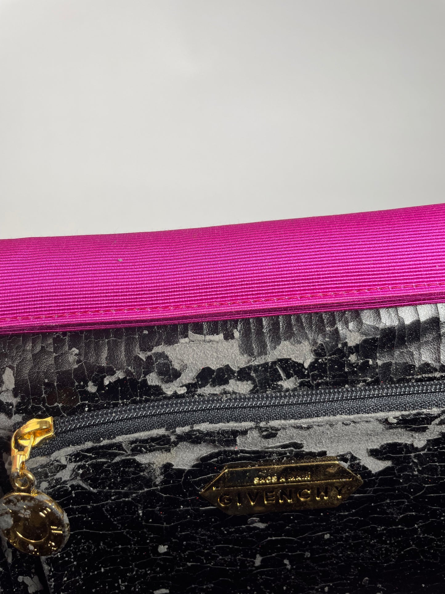 Vintage Givenchy Canvas Whip Bag Purple