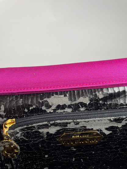 Vintage Givenchy Canvas Whip Bag Purple