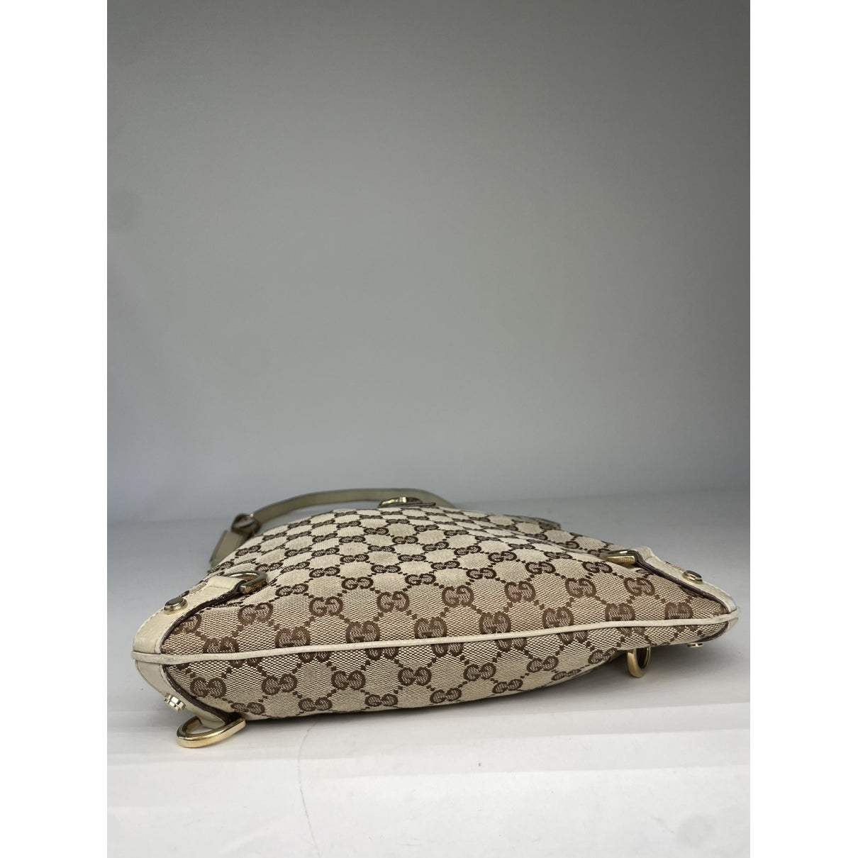 Gucci Jackie Vintage  Beige Cotton Handbag image 4