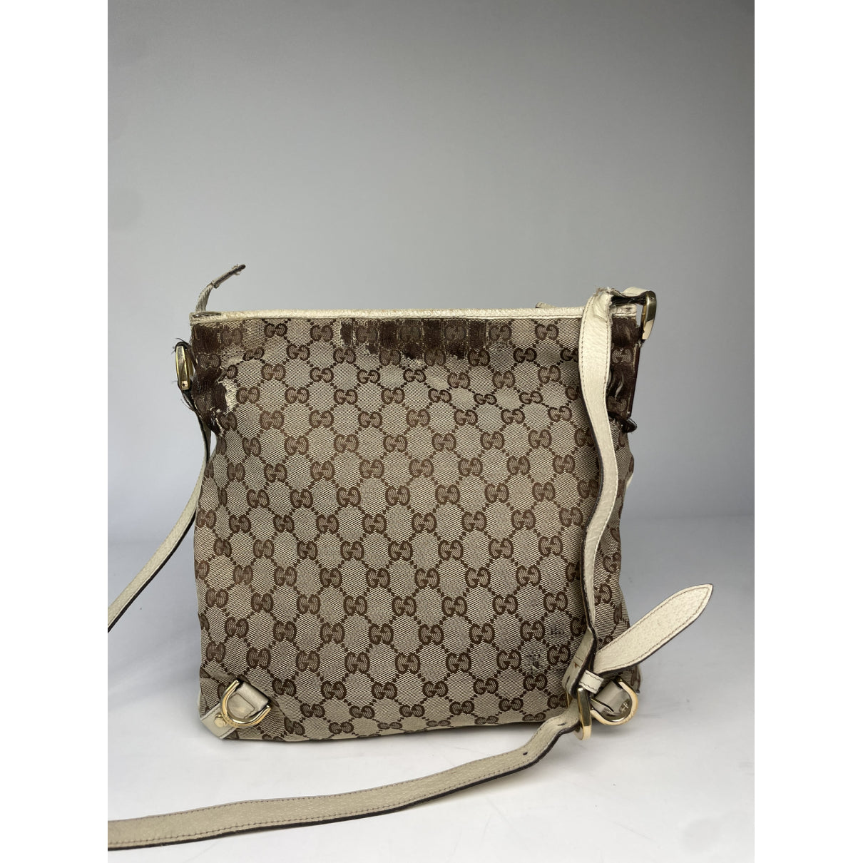 Gucci Jackie Vintage  Beige Cotton Handbag image 5