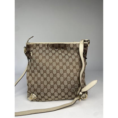 Gucci Jackie Vintage  Beige Cotton Handbag image 5