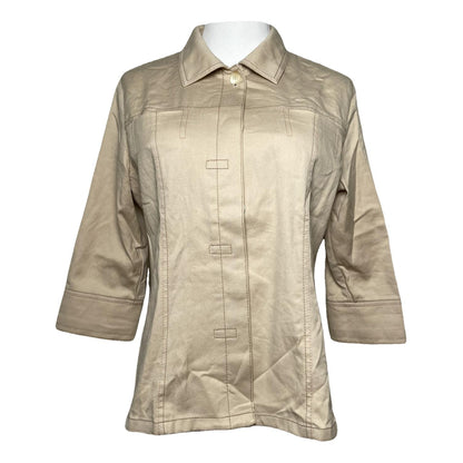 Kansai Yamamoto Beige Cotton Trench Coat image 1