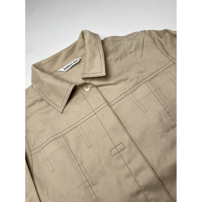Kansai Yamamoto Beige Cotton Trench Coat image 5