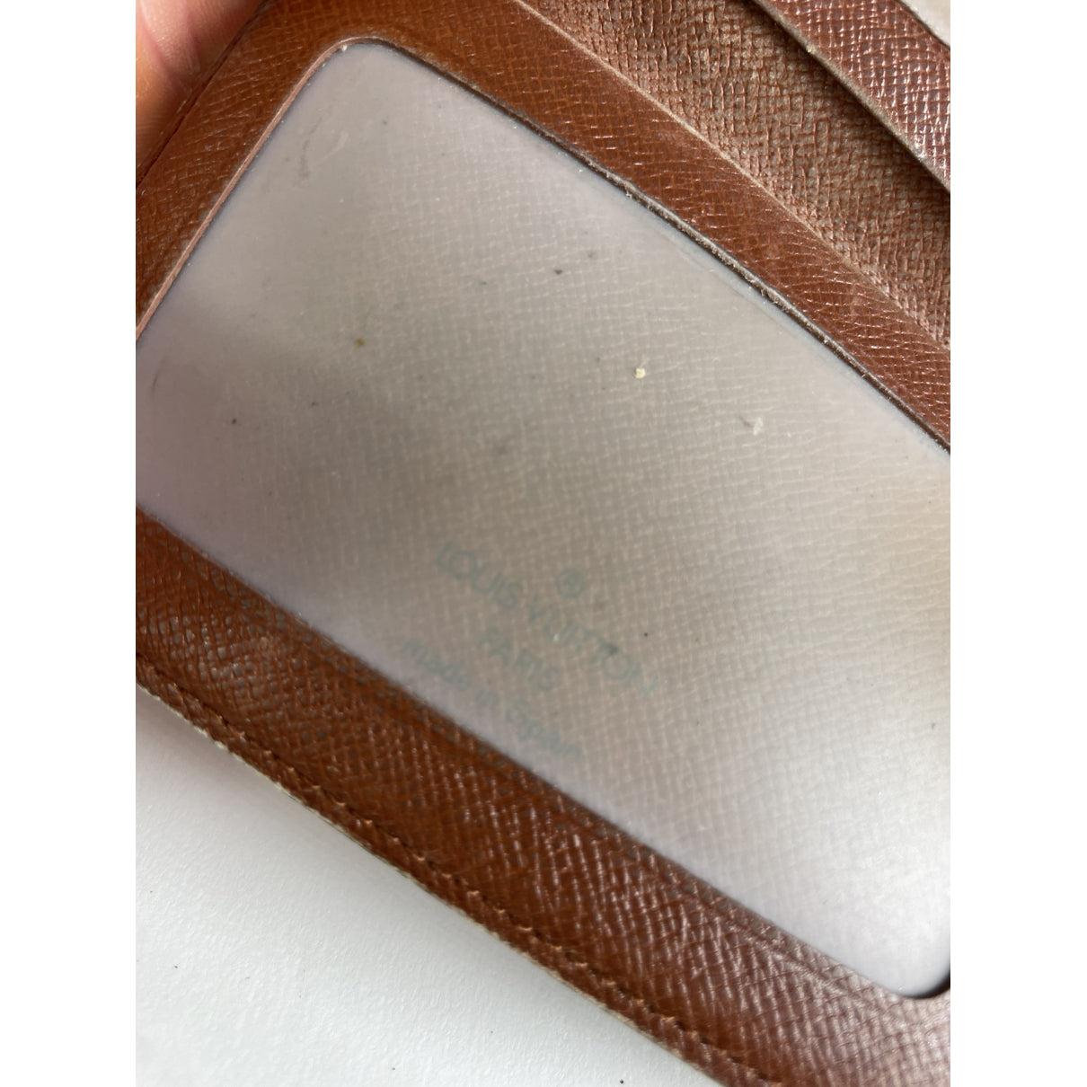 Louis Vuitton Brown Leather Purse image 4