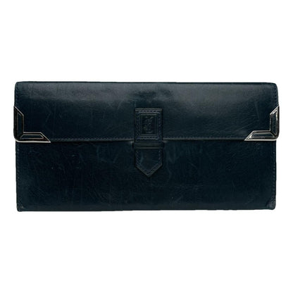 Yves Saint Laurent Turquoise Leather Purse image 1