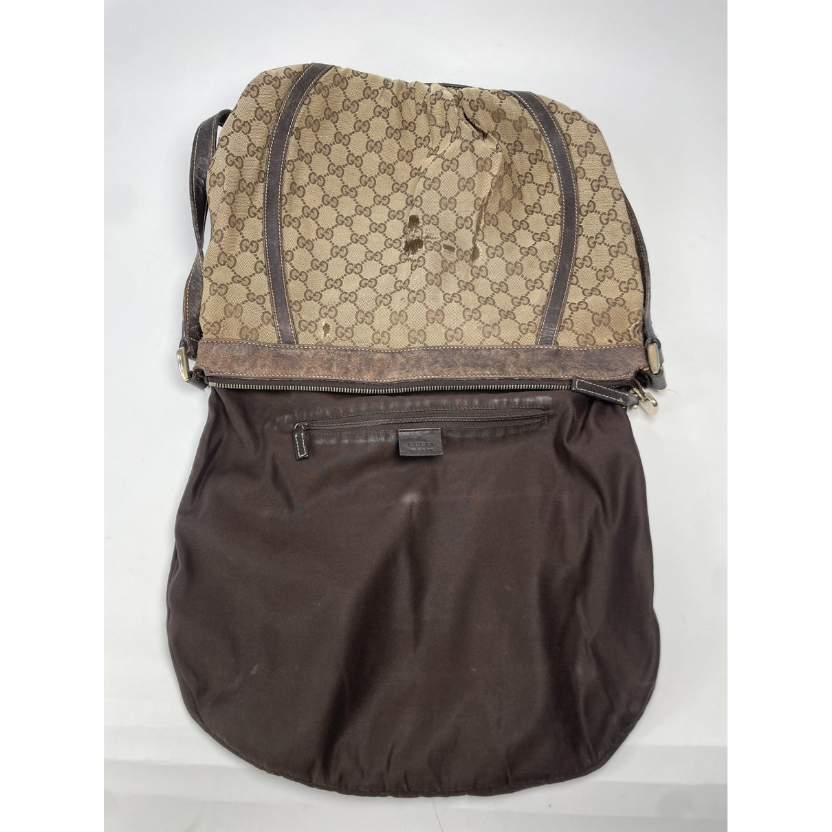 Gucci Amalfi Beige Cotton Handbag image 2