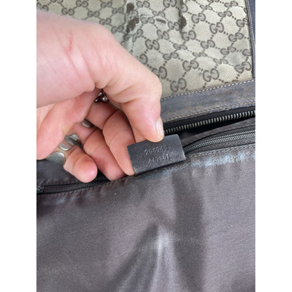 Gucci Amalfi Beige Cotton Handbag image 3