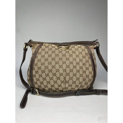 Gucci Amalfi Beige Cotton Handbag image 4