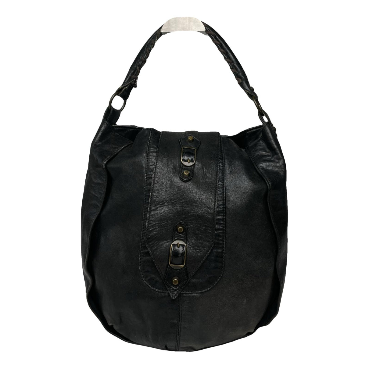 Balenciaga City Black Leather Handbag image 1