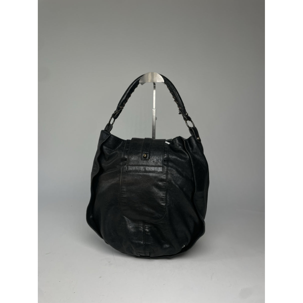 Balenciaga City Black Leather Handbag image 5