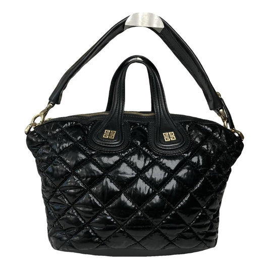 Givenchy Nightingale Black Patent Leather Handbag image 1