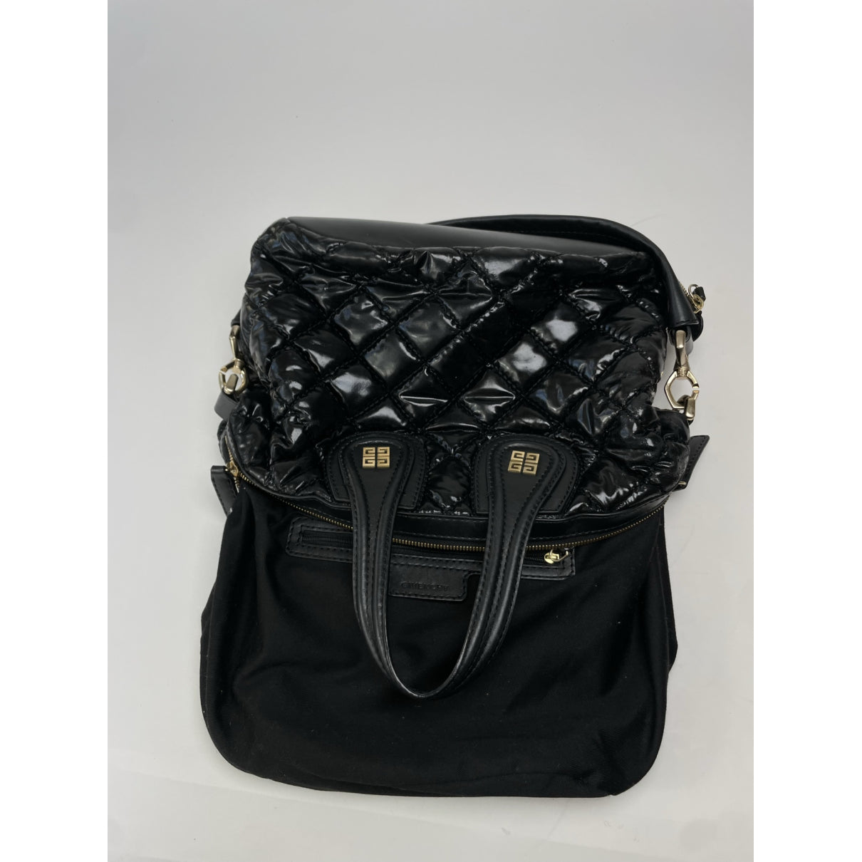 Givenchy Nightingale Black Patent Leather Handbag image 2