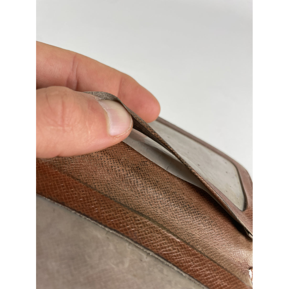 Louis Vuitton Brown Leather Purse image 5