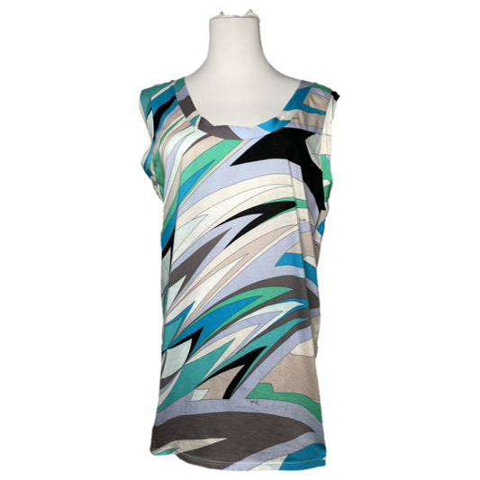 Emilio Pucci Blue Cotton Top image 1