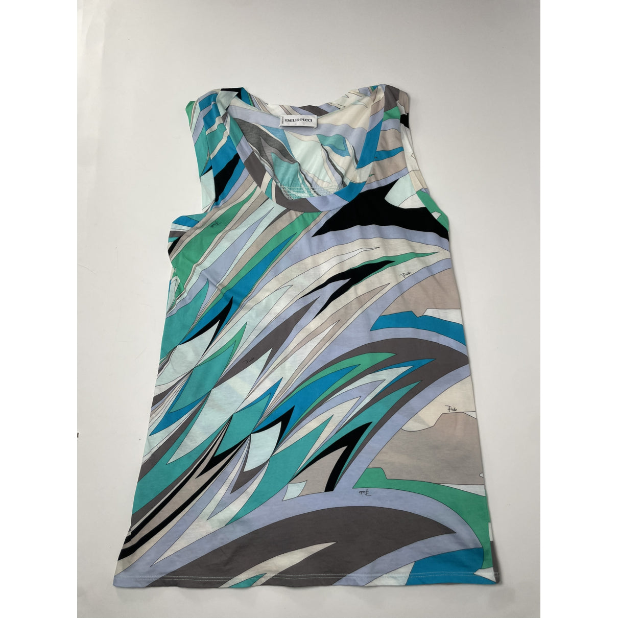 Emilio Pucci Blue Cotton Top image 4