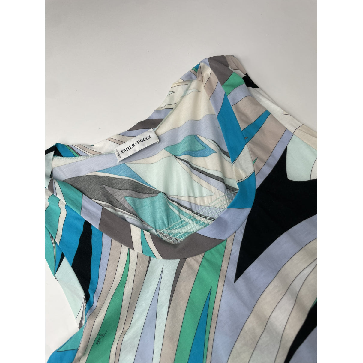 Emilio Pucci Blue Cotton Top image 5