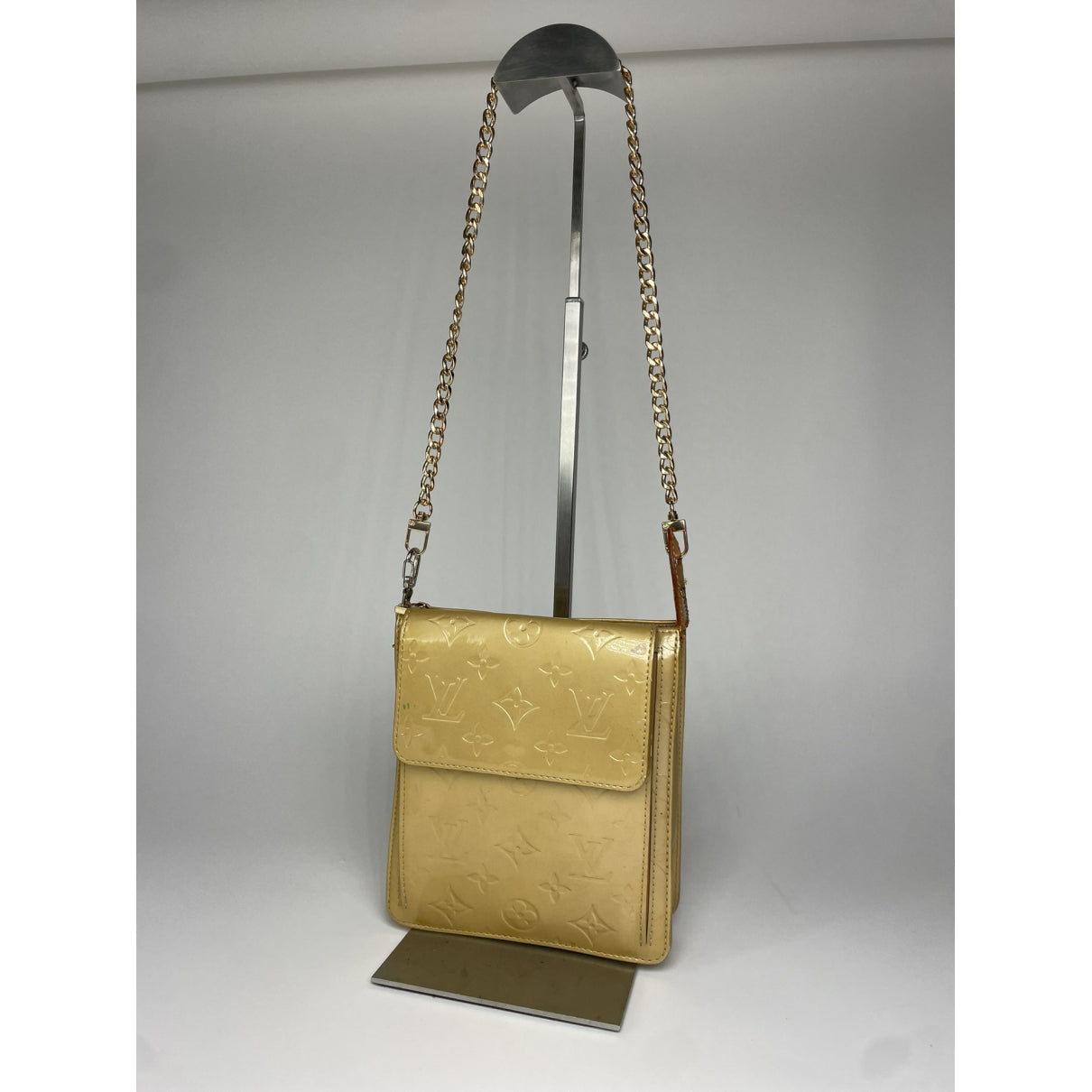 Louis Vuitton Ambre  Yellow Patent Leather Handbag image 3
