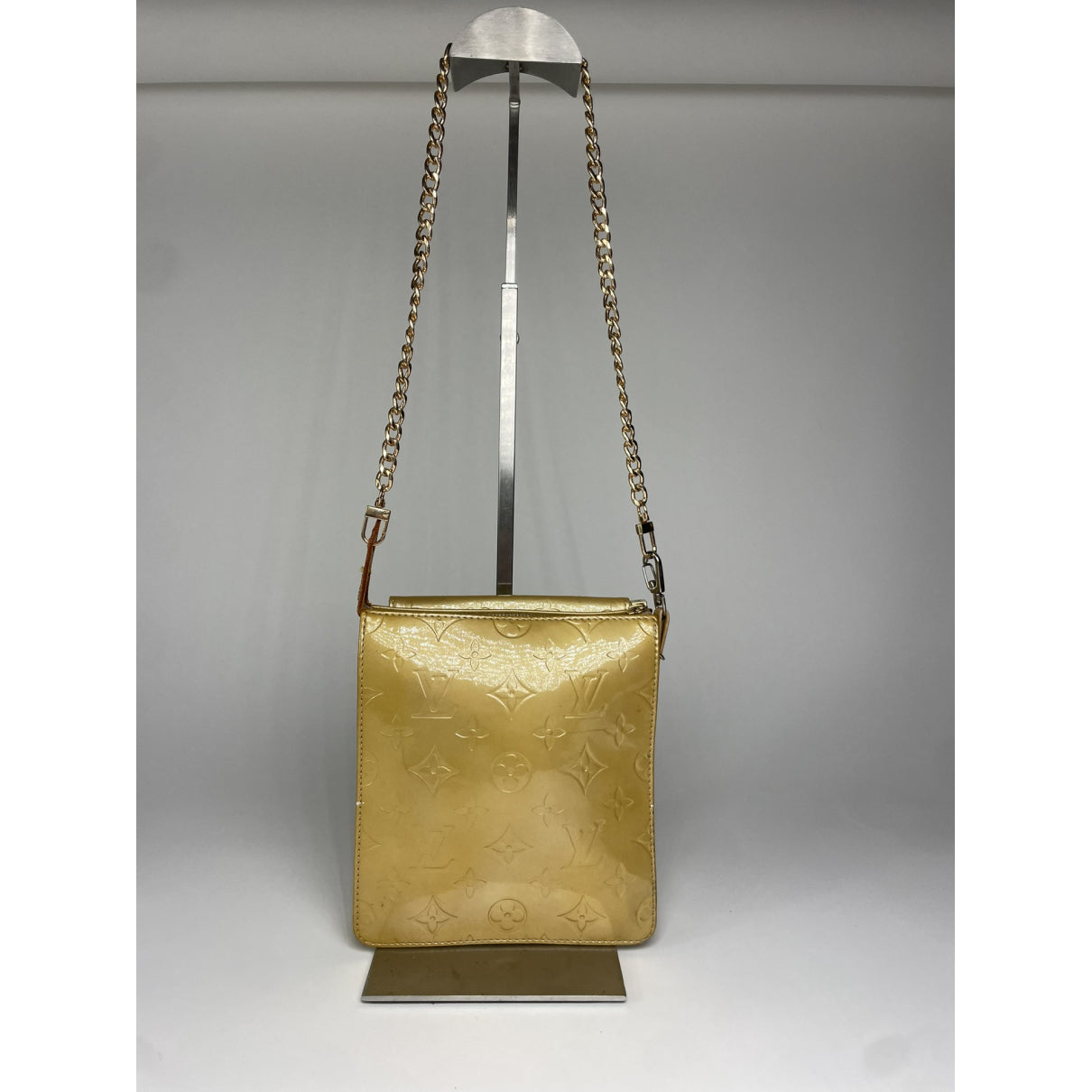 Louis Vuitton Ambre  Yellow Patent Leather Handbag image 5