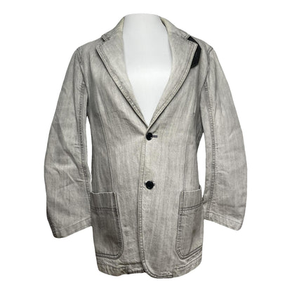 Ermenegildo Zegna Grey Cotton Coat image 1