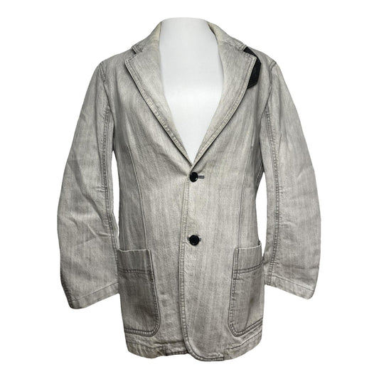 Ermenegildo Zegna Grey Cotton Coat image 1