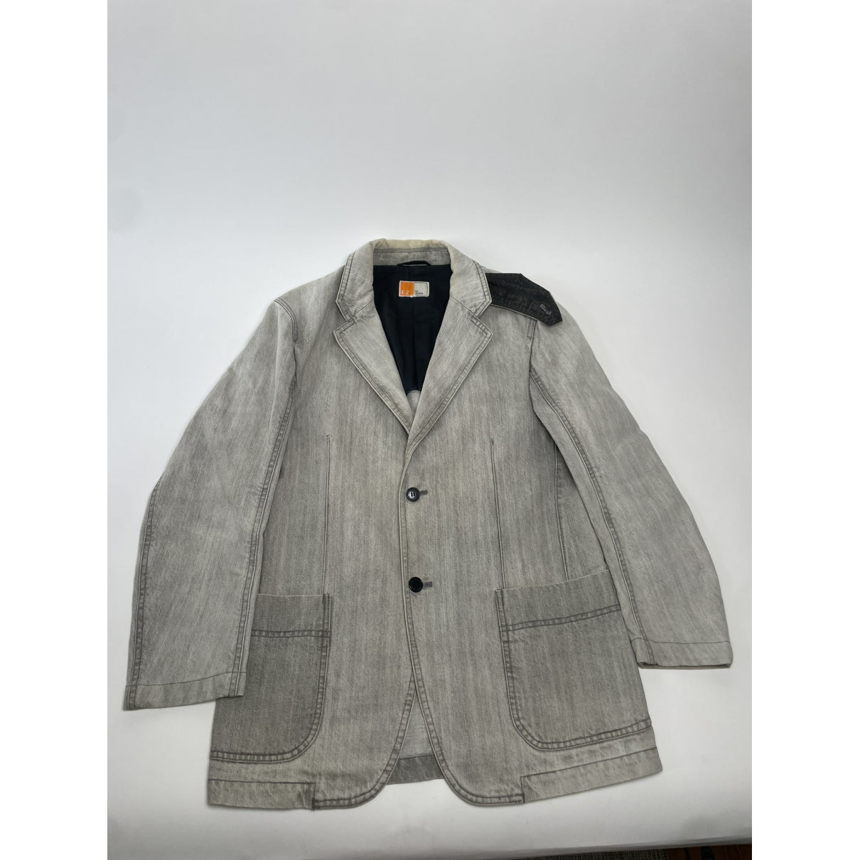 Ermenegildo Zegna Grey Cotton Coat image 2