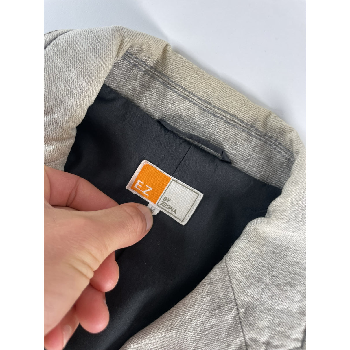 Ermenegildo Zegna Grey Cotton Coat image 3