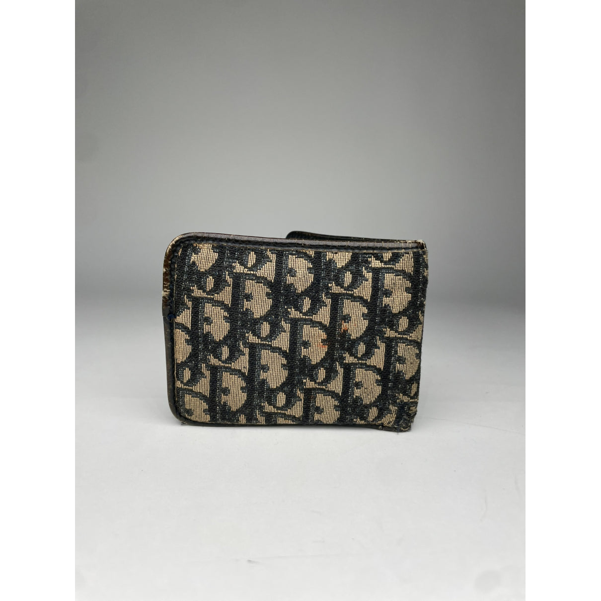 Dior 30 Montaigne Black Cotton Wallet image 3