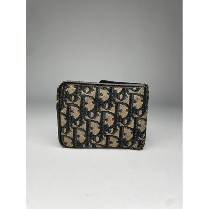 Dior 30 Montaigne Black Cotton Wallet image 3