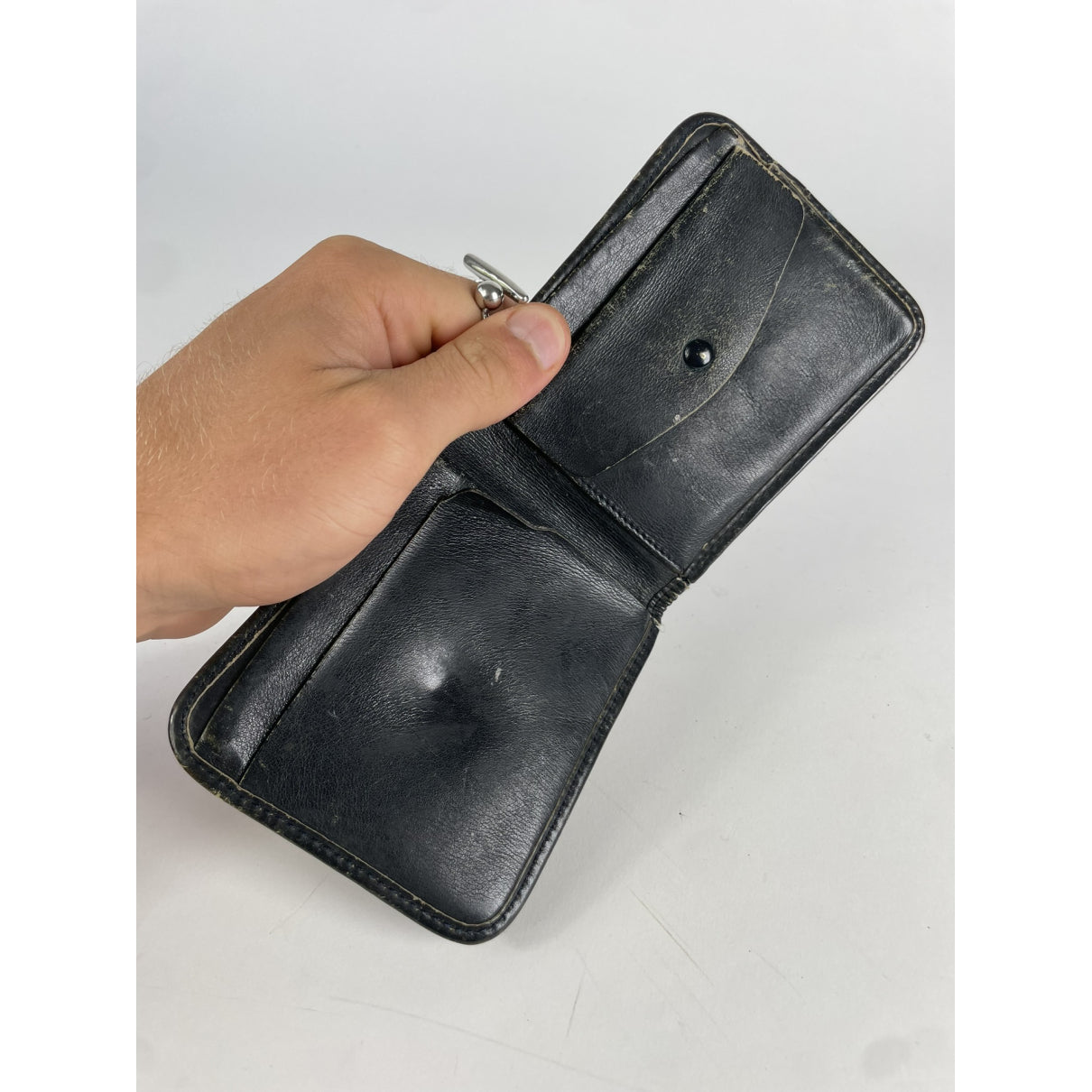 Dior 30 Montaigne Black Cotton Wallet image 4