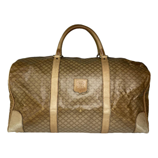 Celine Gold Leather Travel Bag image 1