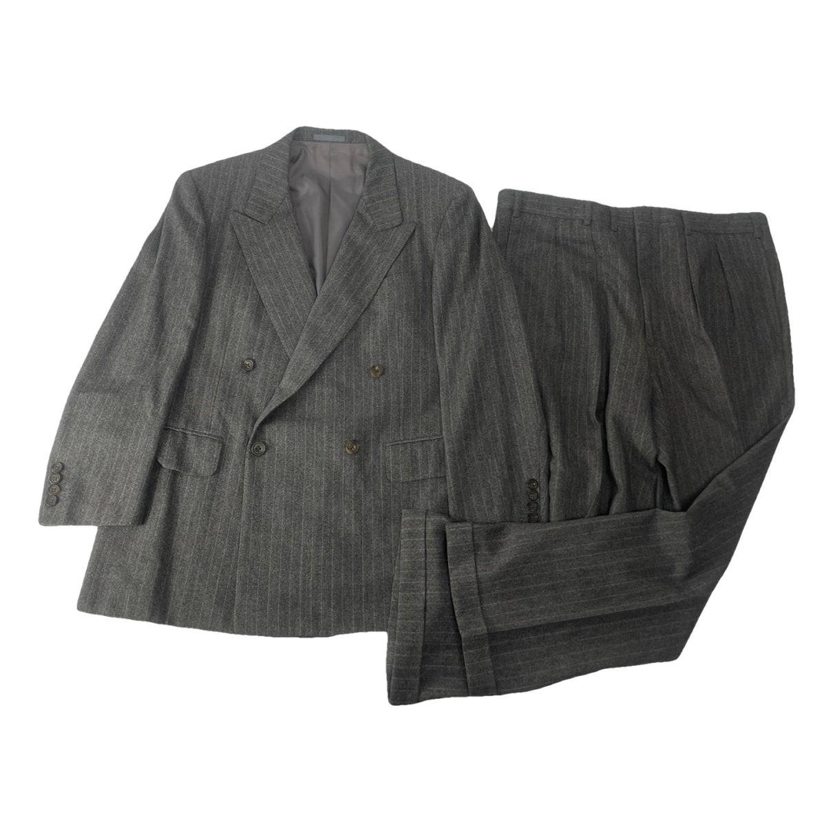 Burberry Grey Wool Suit image 1