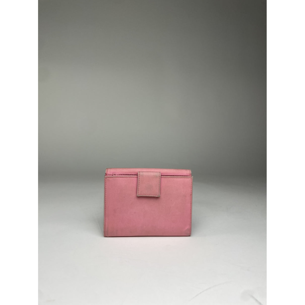 Prada Tessuto  Pink Leather Wallet image 4