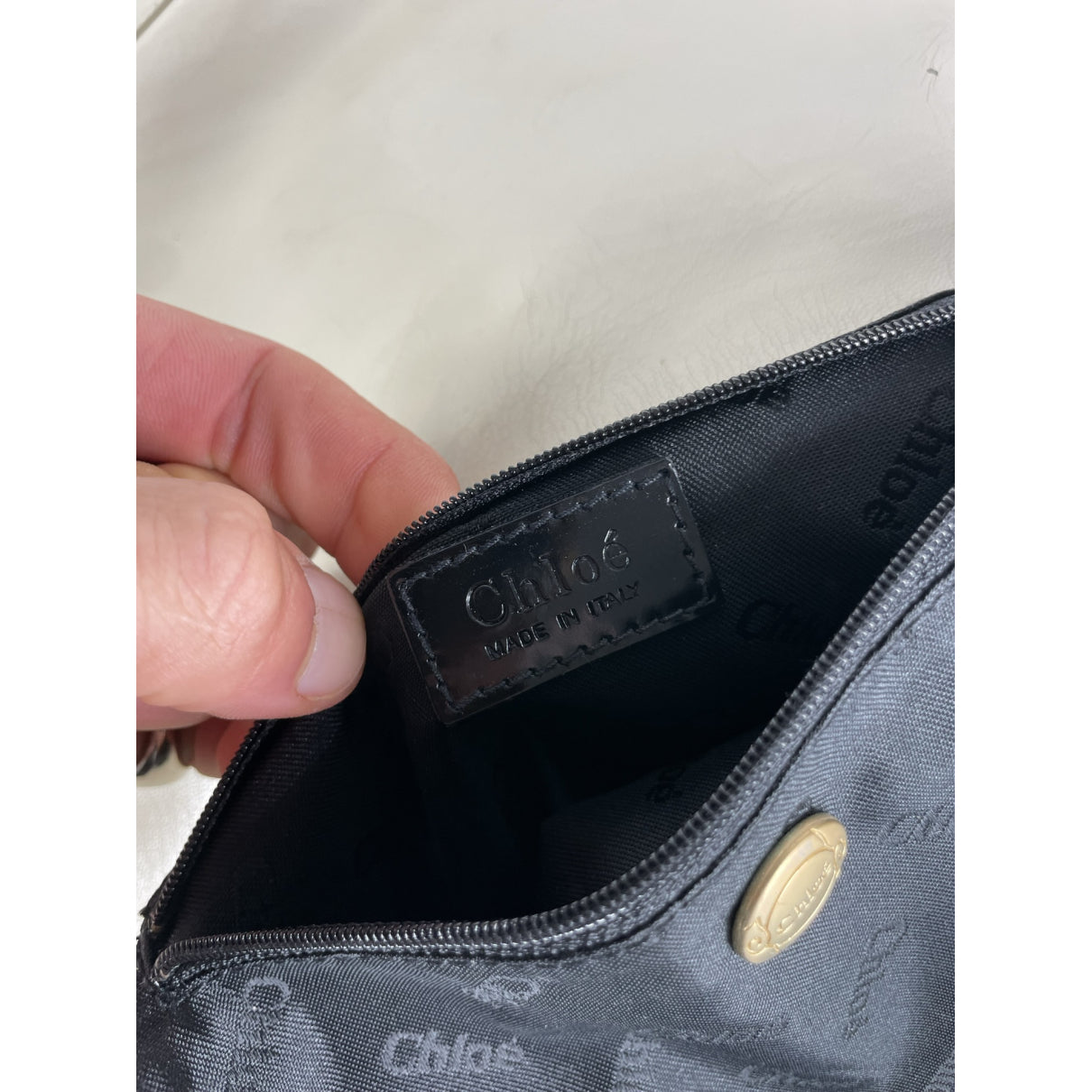 Chloé White Leather Handbag image 4