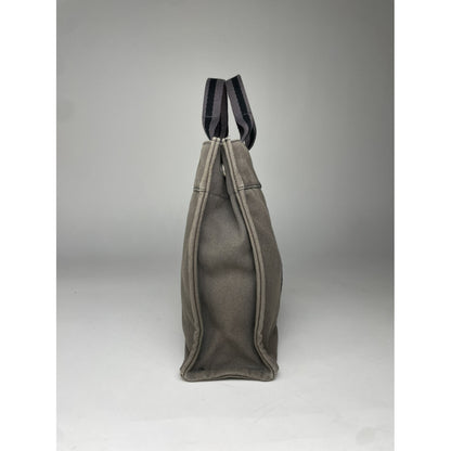 Hermès Grey Cotton Handbag image 3