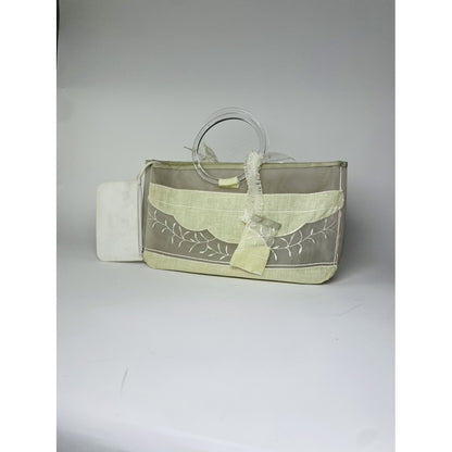 Gucci White Leather Handbag image 5