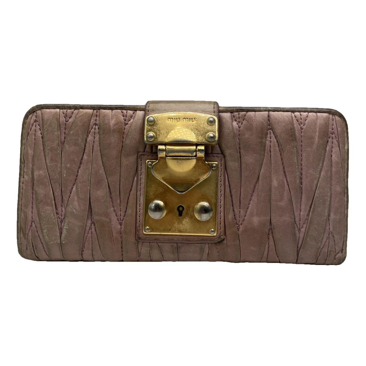 Miu Miu Pink Leather Wallet image 1