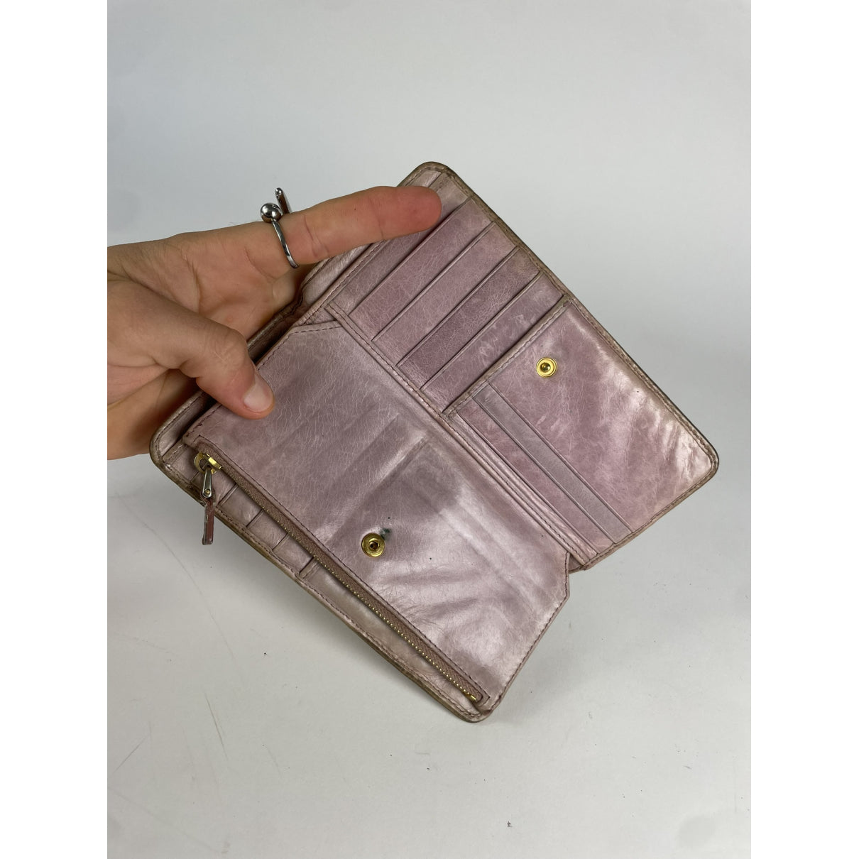 Miu Miu Pink Leather Wallet image 3