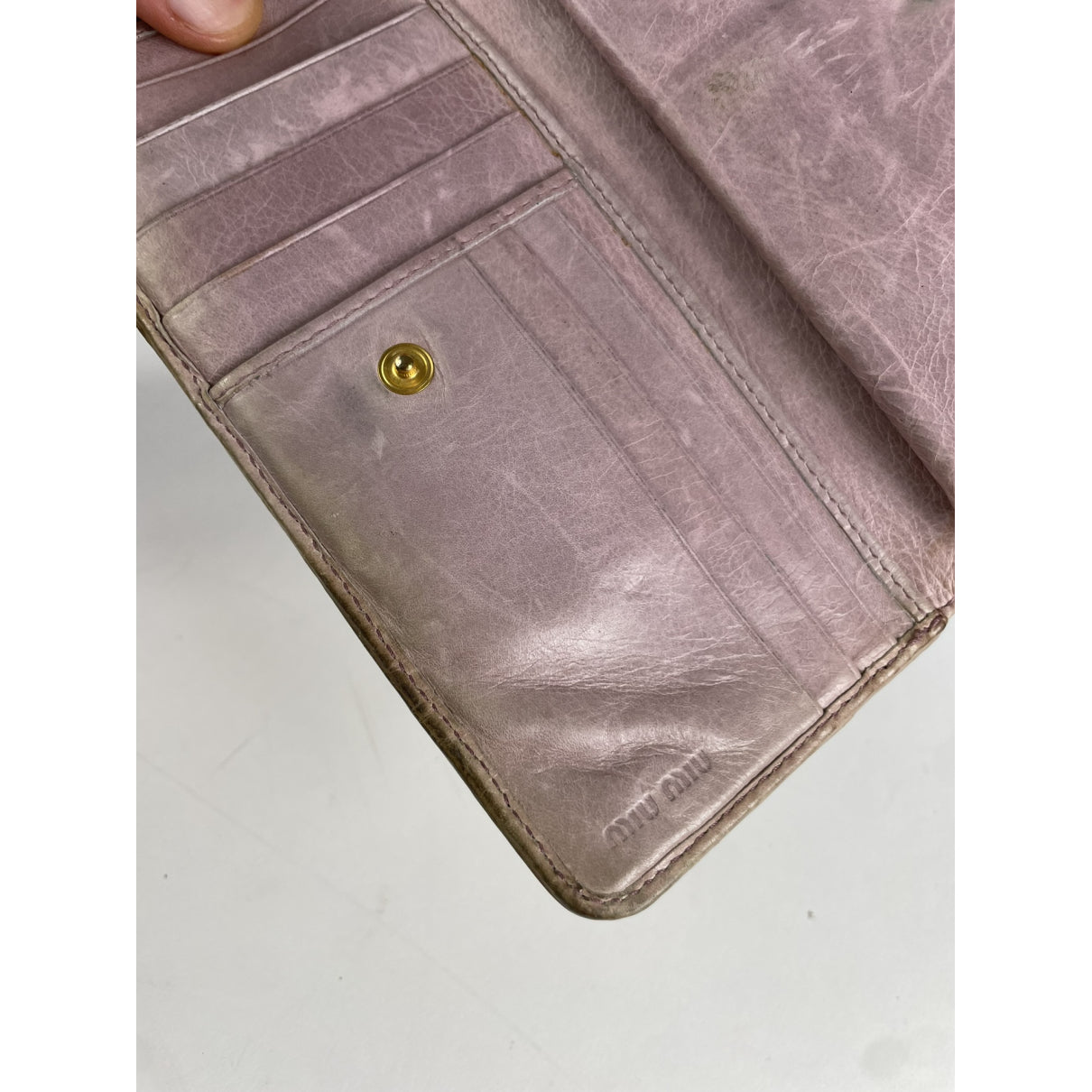 Miu Miu Pink Leather Wallet image 5